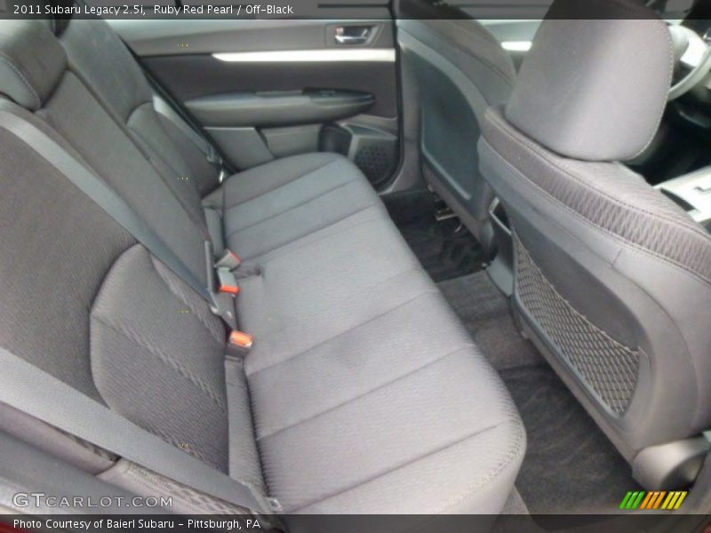 Ruby Red Pearl / Off-Black 2011 Subaru Legacy 2.5i