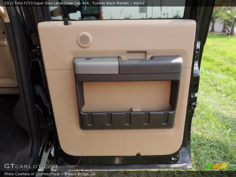 Tuxedo Black Metallic / Adobe 2012 Ford F250 Super Duty Lariat Crew Cab 4x4