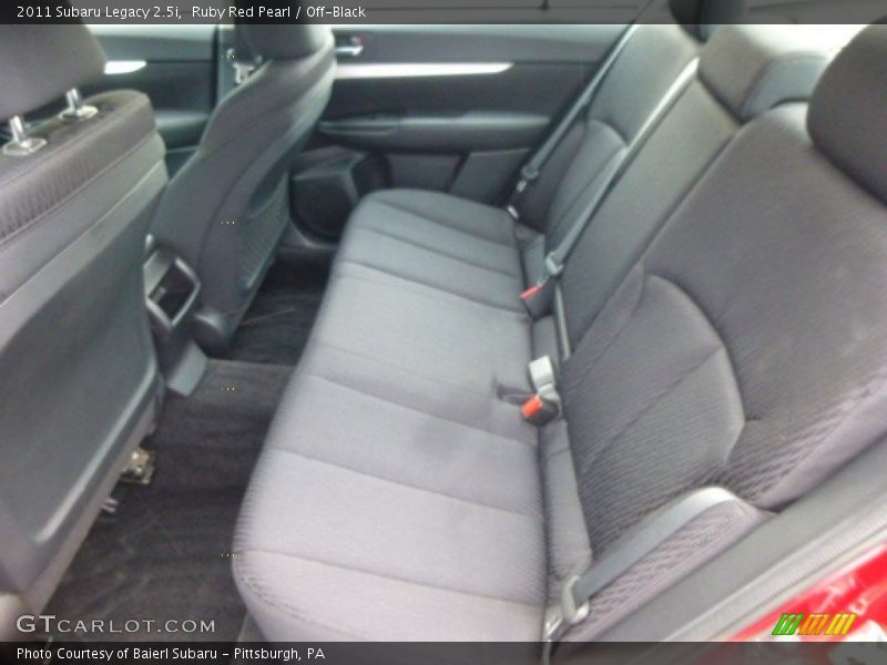 Ruby Red Pearl / Off-Black 2011 Subaru Legacy 2.5i