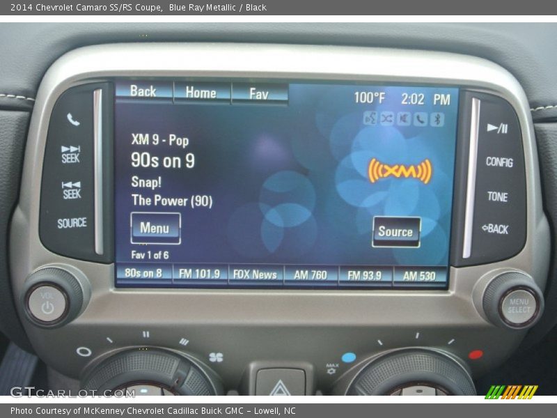 Blue Ray Metallic / Black 2014 Chevrolet Camaro SS/RS Coupe