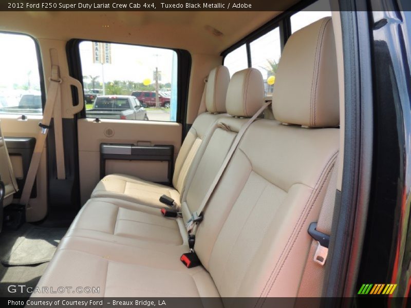 Tuxedo Black Metallic / Adobe 2012 Ford F250 Super Duty Lariat Crew Cab 4x4
