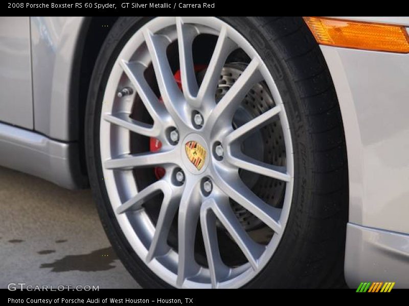 GT Silver Metallic / Carrera Red 2008 Porsche Boxster RS 60 Spyder