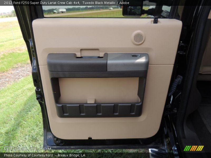Tuxedo Black Metallic / Adobe 2012 Ford F250 Super Duty Lariat Crew Cab 4x4