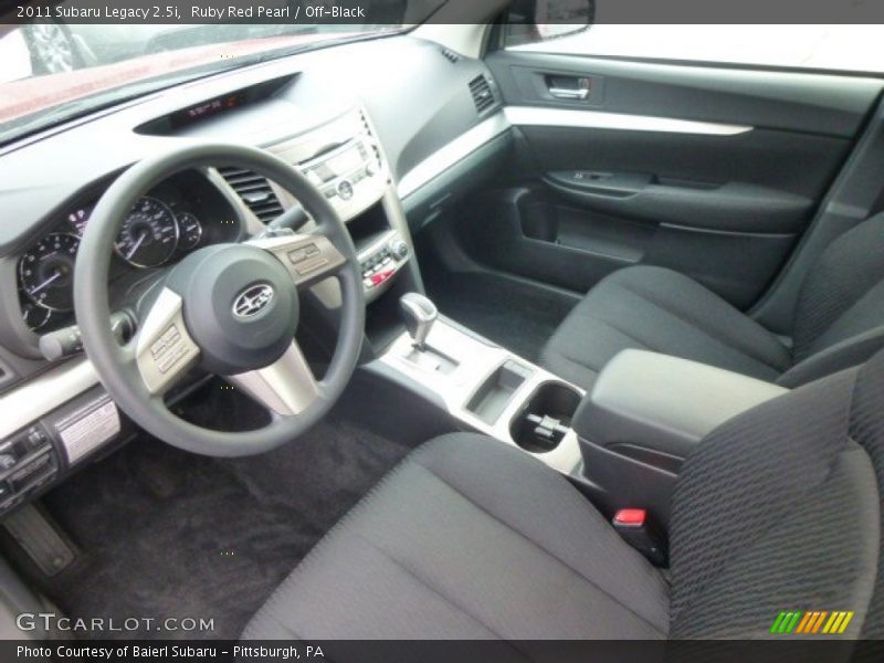 Ruby Red Pearl / Off-Black 2011 Subaru Legacy 2.5i