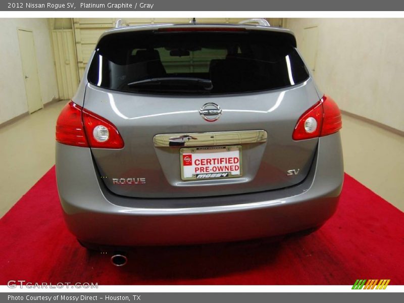 Platinum Graphite / Gray 2012 Nissan Rogue SV