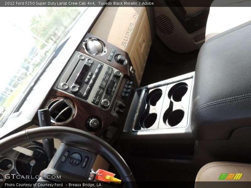 Tuxedo Black Metallic / Adobe 2012 Ford F250 Super Duty Lariat Crew Cab 4x4