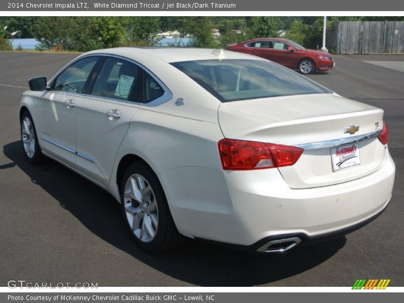 White Diamond Tricoat / Jet Black/Dark Titanium 2014 Chevrolet Impala LTZ
