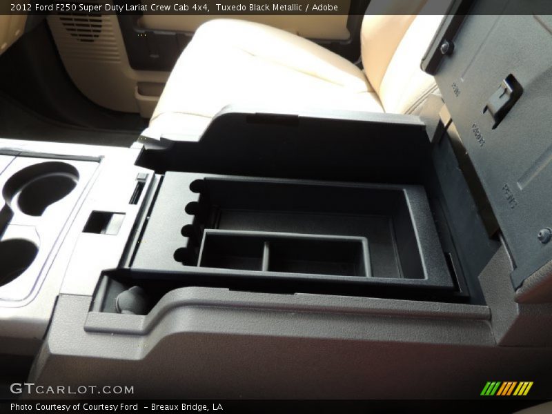 Tuxedo Black Metallic / Adobe 2012 Ford F250 Super Duty Lariat Crew Cab 4x4