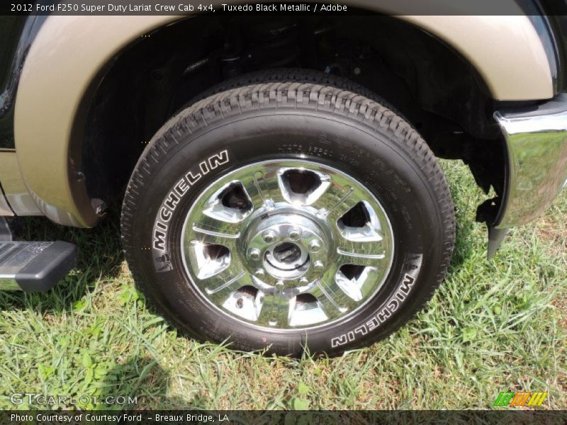 Tuxedo Black Metallic / Adobe 2012 Ford F250 Super Duty Lariat Crew Cab 4x4