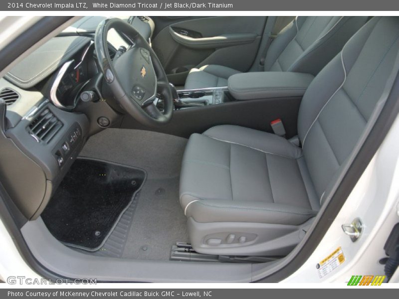 White Diamond Tricoat / Jet Black/Dark Titanium 2014 Chevrolet Impala LTZ