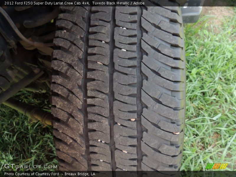 Tuxedo Black Metallic / Adobe 2012 Ford F250 Super Duty Lariat Crew Cab 4x4