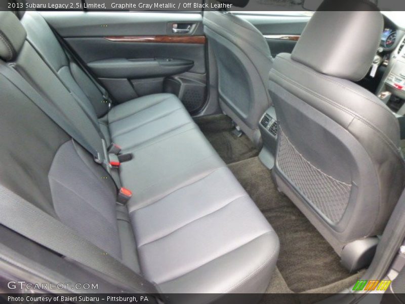 Graphite Gray Metallic / Off Black Leather 2013 Subaru Legacy 2.5i Limited