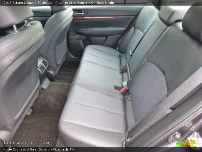 Graphite Gray Metallic / Off Black Leather 2013 Subaru Legacy 2.5i Limited