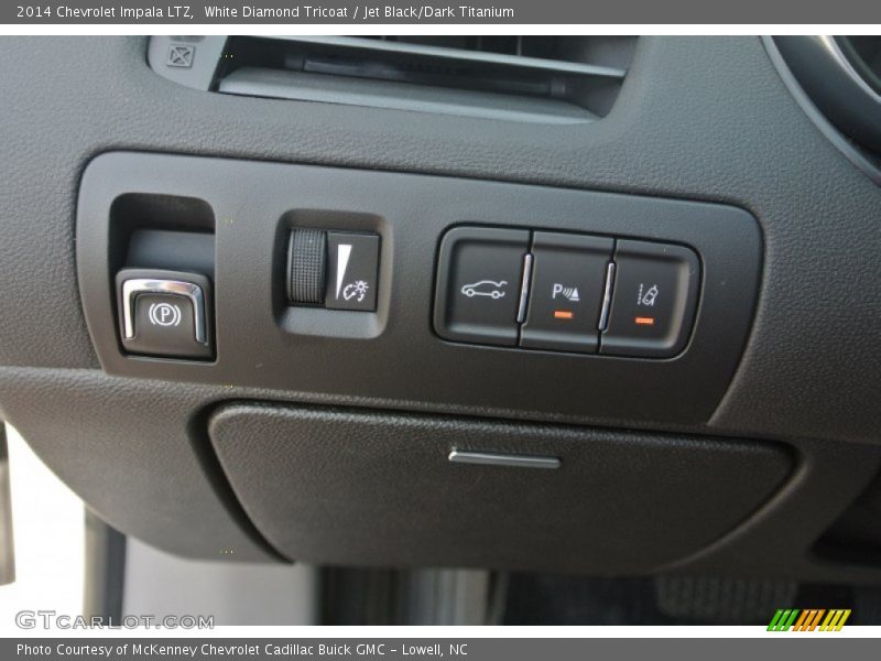 White Diamond Tricoat / Jet Black/Dark Titanium 2014 Chevrolet Impala LTZ