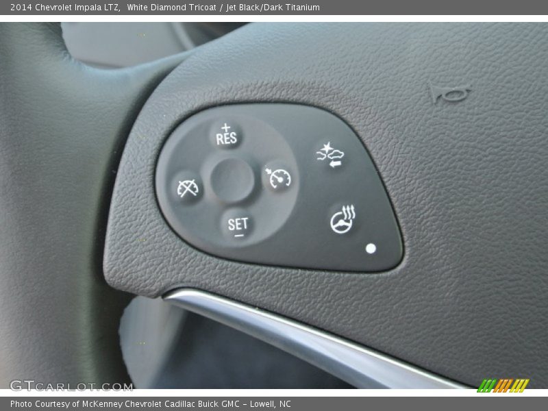 White Diamond Tricoat / Jet Black/Dark Titanium 2014 Chevrolet Impala LTZ