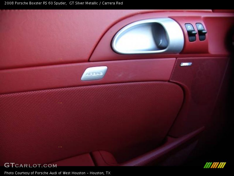 GT Silver Metallic / Carrera Red 2008 Porsche Boxster RS 60 Spyder