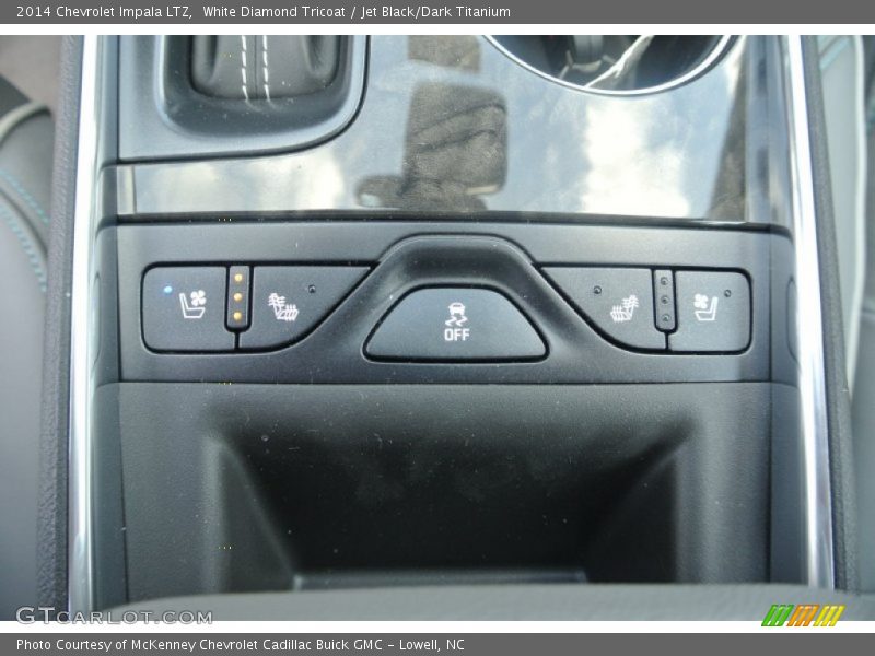 White Diamond Tricoat / Jet Black/Dark Titanium 2014 Chevrolet Impala LTZ