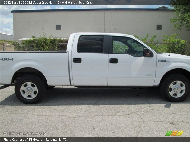 Oxford White / Steel Gray 2012 Ford F150 XLT SuperCrew 4x4