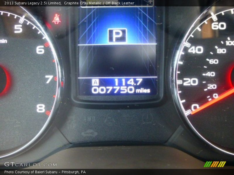 Graphite Gray Metallic / Off Black Leather 2013 Subaru Legacy 2.5i Limited
