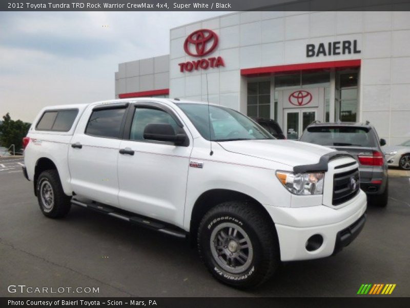Super White / Black 2012 Toyota Tundra TRD Rock Warrior CrewMax 4x4