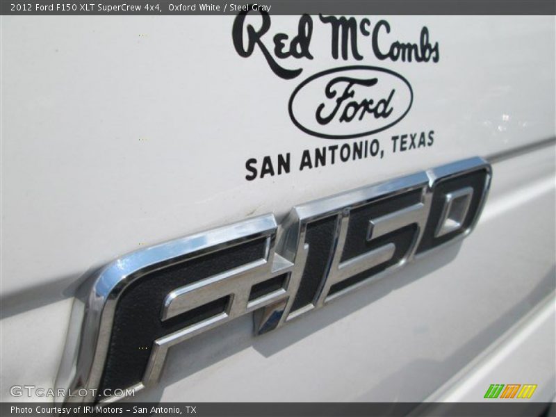 Oxford White / Steel Gray 2012 Ford F150 XLT SuperCrew 4x4