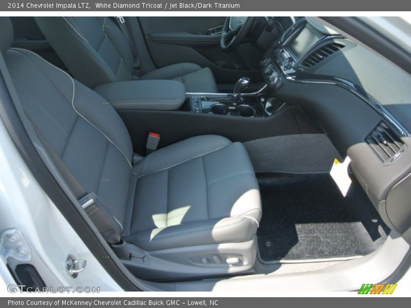 White Diamond Tricoat / Jet Black/Dark Titanium 2014 Chevrolet Impala LTZ