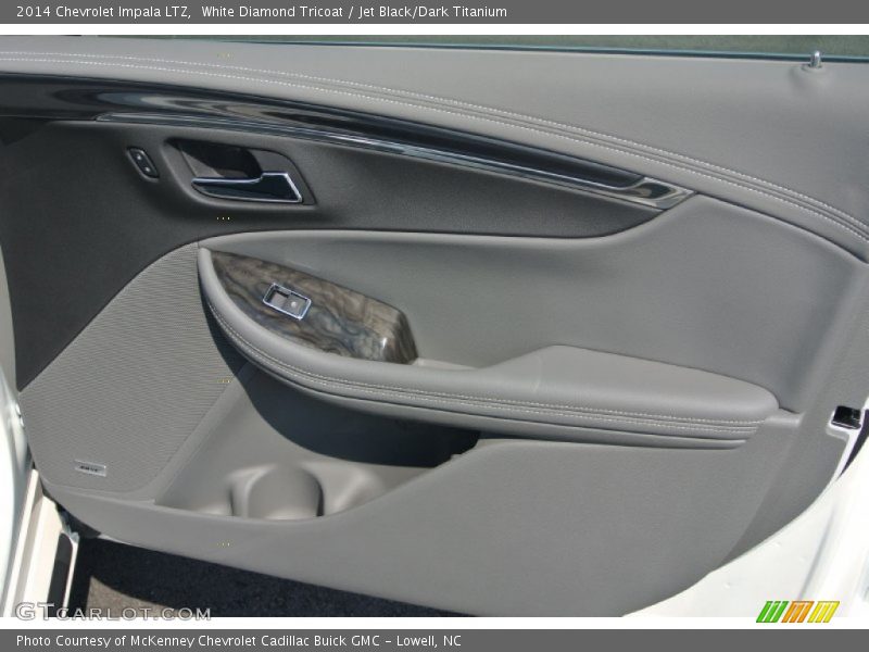 White Diamond Tricoat / Jet Black/Dark Titanium 2014 Chevrolet Impala LTZ