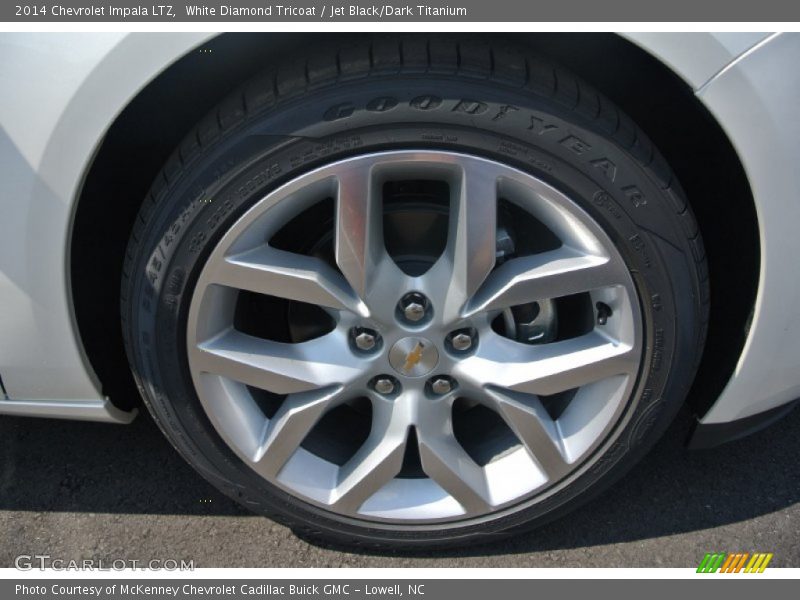 White Diamond Tricoat / Jet Black/Dark Titanium 2014 Chevrolet Impala LTZ