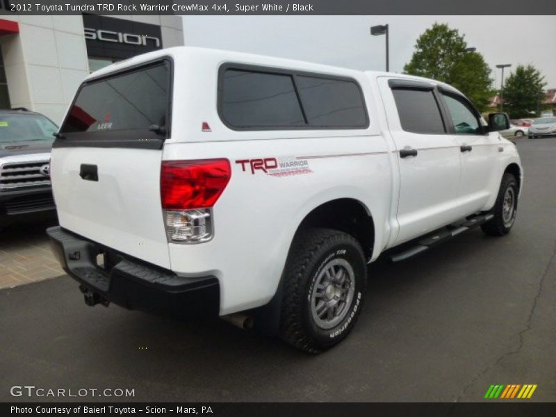 Super White / Black 2012 Toyota Tundra TRD Rock Warrior CrewMax 4x4