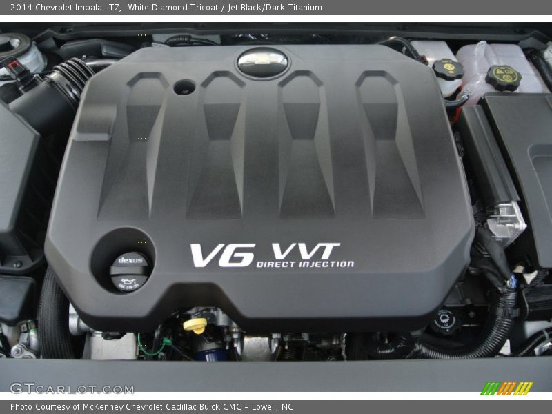 White Diamond Tricoat / Jet Black/Dark Titanium 2014 Chevrolet Impala LTZ