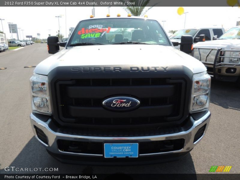Oxford White / Steel 2012 Ford F350 Super Duty XL Crew Cab 4x4 Dually