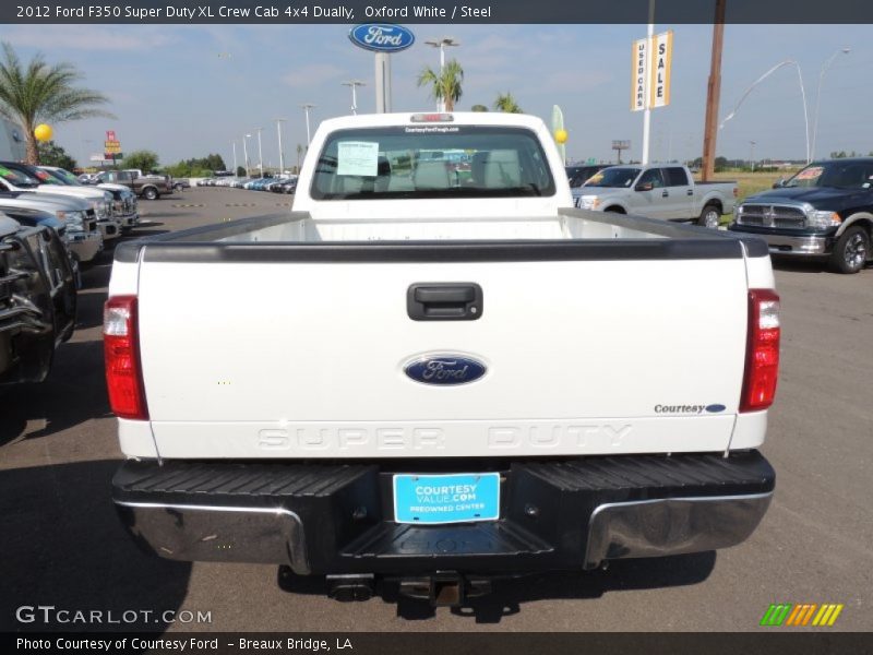 Oxford White / Steel 2012 Ford F350 Super Duty XL Crew Cab 4x4 Dually