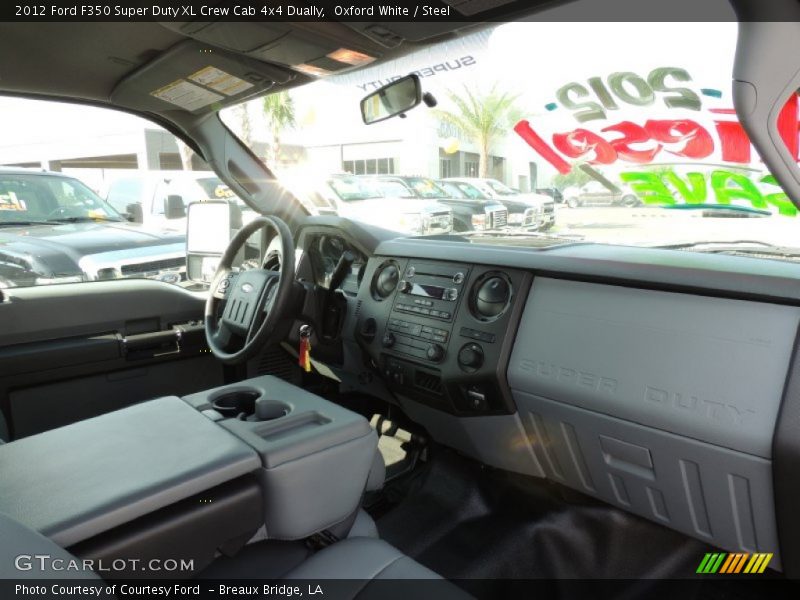 Oxford White / Steel 2012 Ford F350 Super Duty XL Crew Cab 4x4 Dually