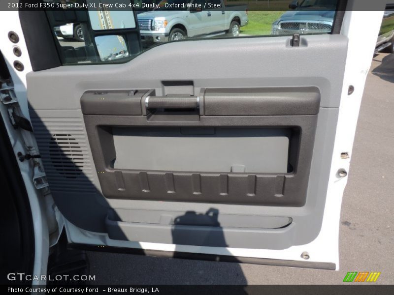 Oxford White / Steel 2012 Ford F350 Super Duty XL Crew Cab 4x4 Dually