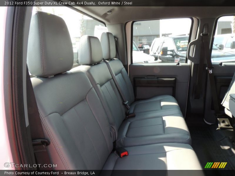 Oxford White / Steel 2012 Ford F350 Super Duty XL Crew Cab 4x4 Dually