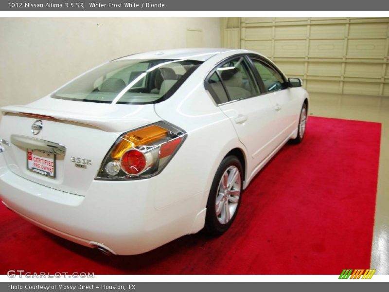 Winter Frost White / Blonde 2012 Nissan Altima 3.5 SR