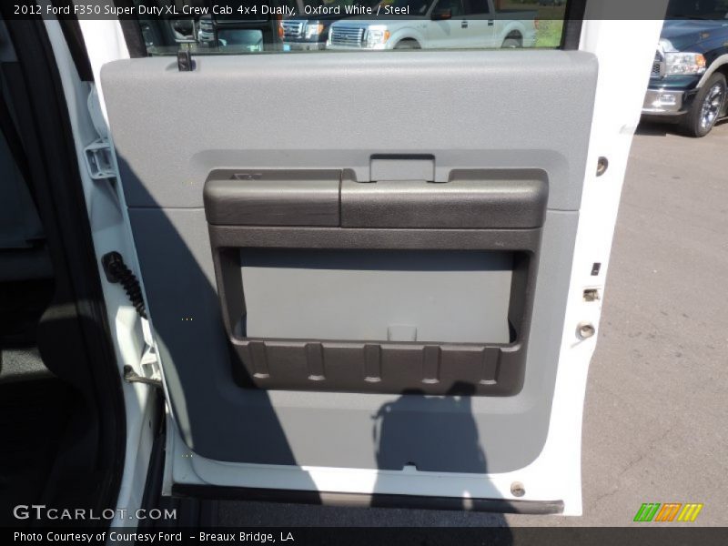 Oxford White / Steel 2012 Ford F350 Super Duty XL Crew Cab 4x4 Dually