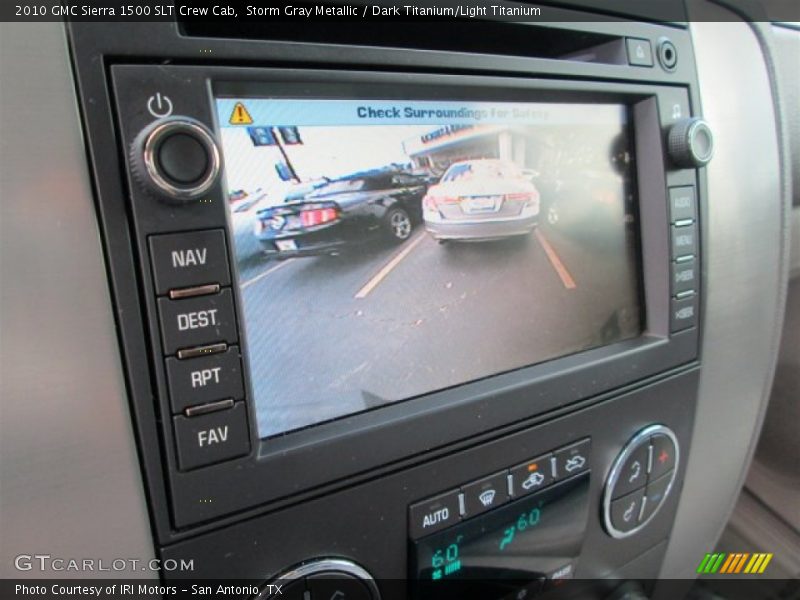 Storm Gray Metallic / Dark Titanium/Light Titanium 2010 GMC Sierra 1500 SLT Crew Cab