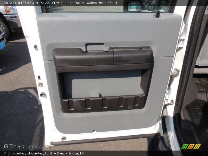 Oxford White / Steel 2012 Ford F350 Super Duty XL Crew Cab 4x4 Dually