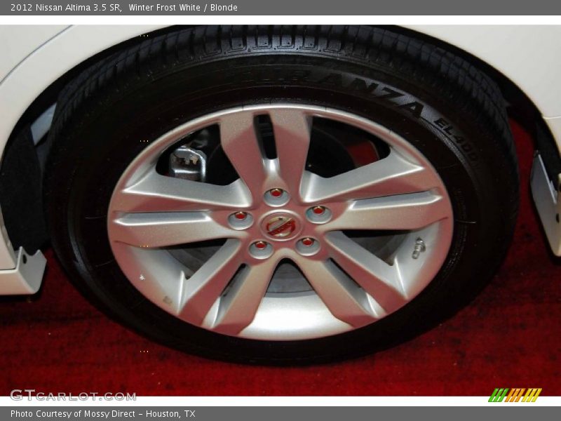 Winter Frost White / Blonde 2012 Nissan Altima 3.5 SR