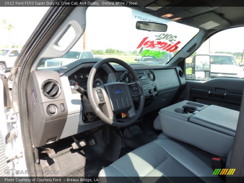Oxford White / Steel 2012 Ford F350 Super Duty XL Crew Cab 4x4 Dually