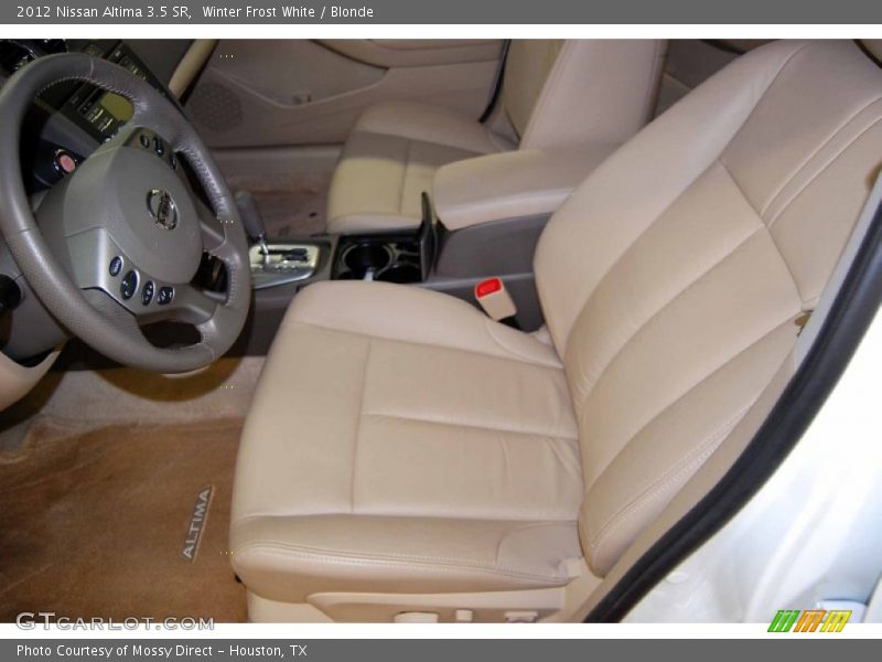 Winter Frost White / Blonde 2012 Nissan Altima 3.5 SR
