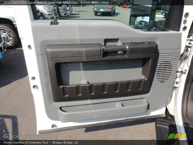Oxford White / Steel 2012 Ford F350 Super Duty XL Crew Cab 4x4 Dually