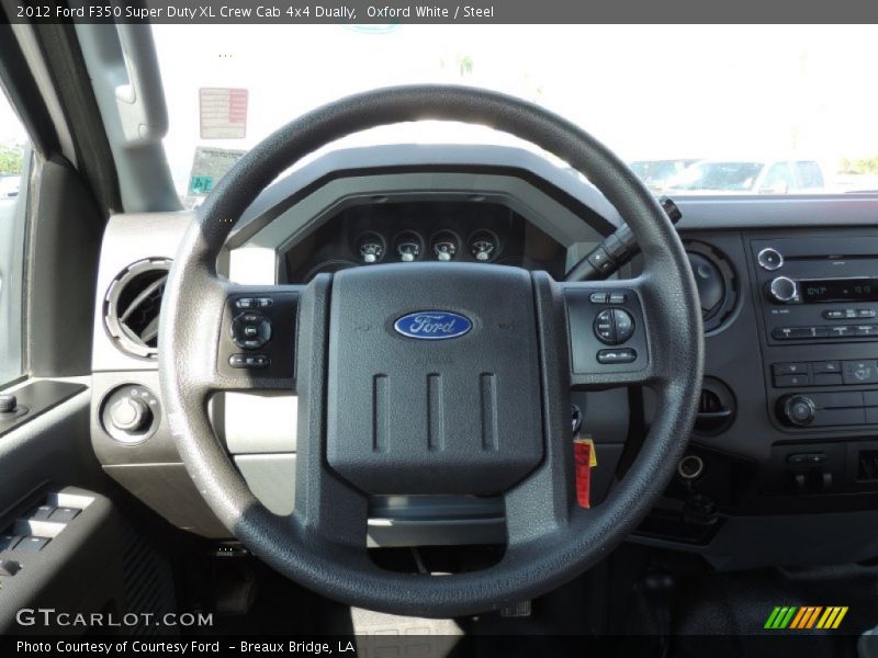 Oxford White / Steel 2012 Ford F350 Super Duty XL Crew Cab 4x4 Dually