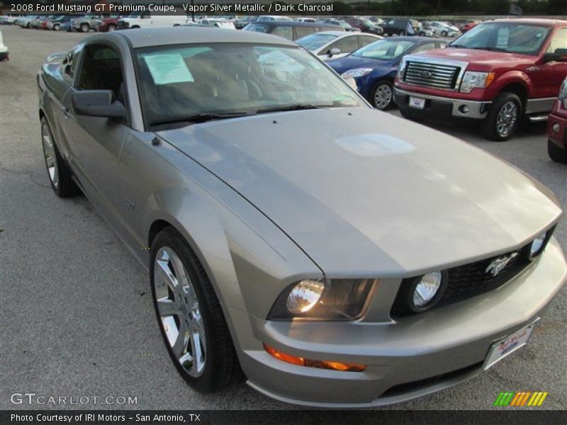 Vapor Silver Metallic / Dark Charcoal 2008 Ford Mustang GT Premium Coupe