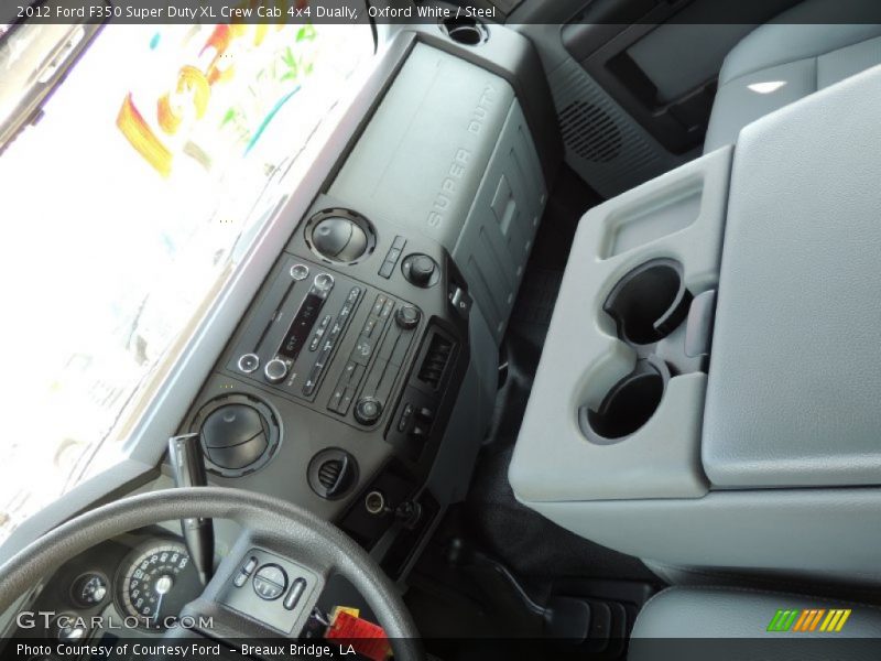 Oxford White / Steel 2012 Ford F350 Super Duty XL Crew Cab 4x4 Dually
