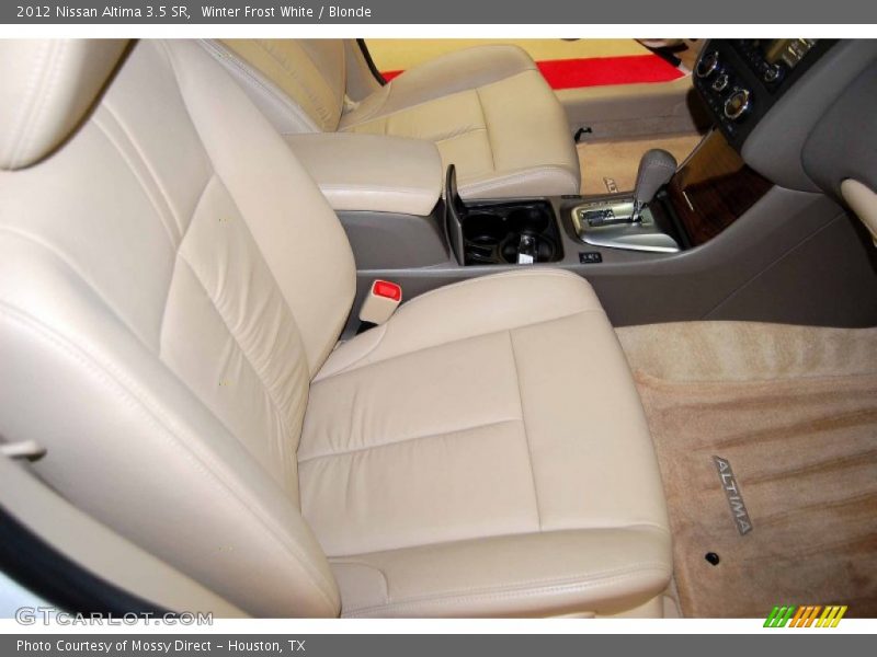 Winter Frost White / Blonde 2012 Nissan Altima 3.5 SR