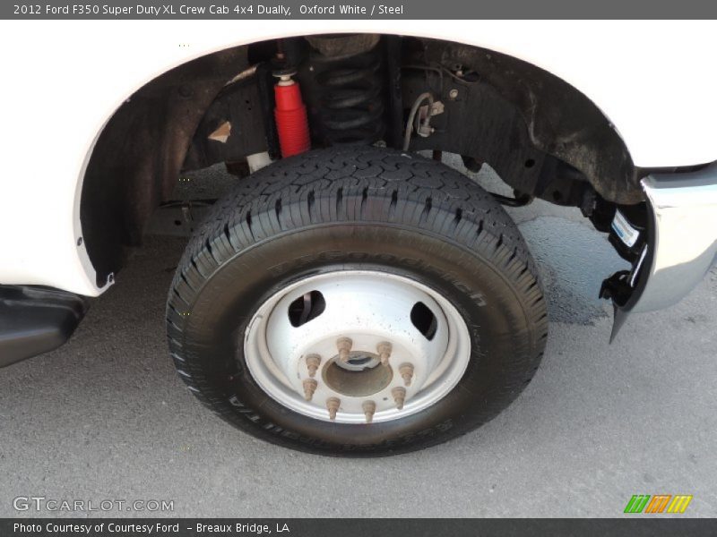Oxford White / Steel 2012 Ford F350 Super Duty XL Crew Cab 4x4 Dually