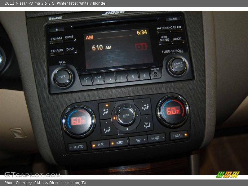 Winter Frost White / Blonde 2012 Nissan Altima 3.5 SR