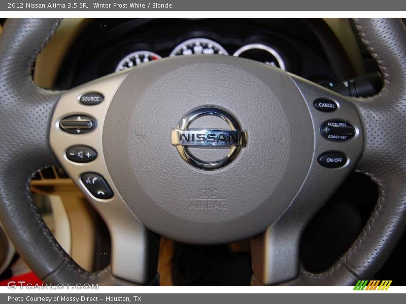 Winter Frost White / Blonde 2012 Nissan Altima 3.5 SR